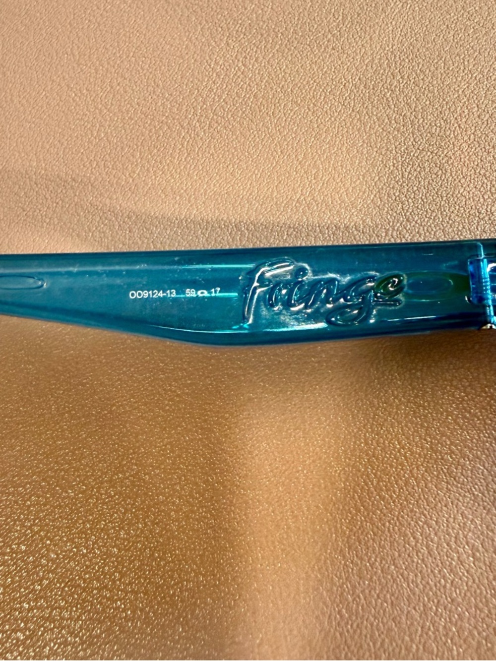 Oakley Fringe Teal Blue to Link Gradient Sunglasses - Picture 4 of 5